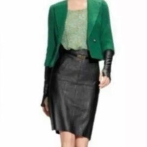 Cabi Vintage Faux Leather Skirt